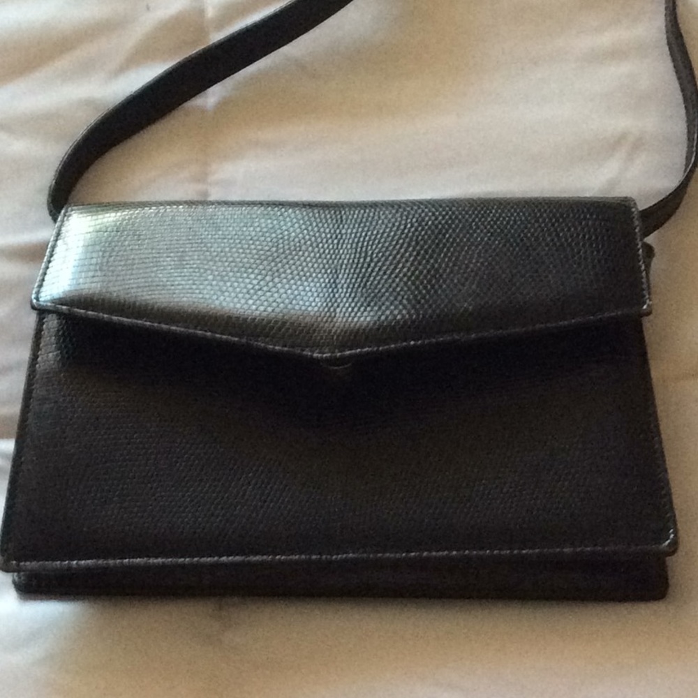 Vintage Gucci mini lizard shoulder bag